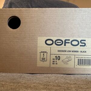OOFOS OOCoozie Low Women's Shoes - Classic Black